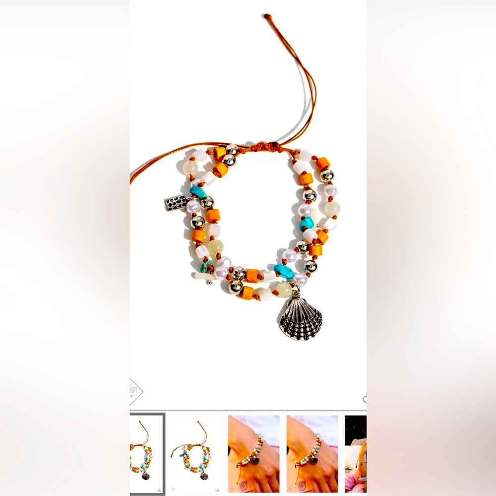 🧜🏻♀️🧜 “COASTLINE CELEBRATION” MULTI BRACELET ~ PAPARAZZI❗️🧜🏻♀️🧜 - Picture 3 of 5